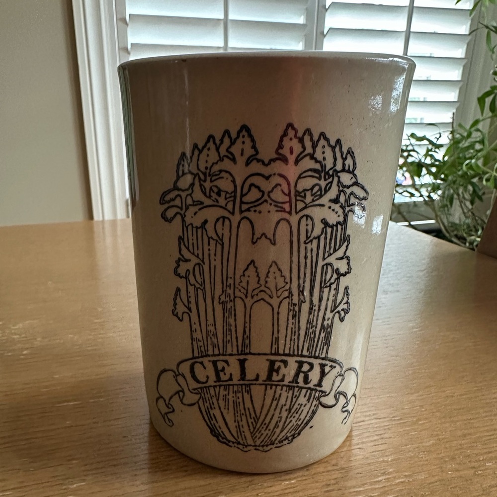 Vintage Pearsons of Chesterfield Celery Art Pottery Vase